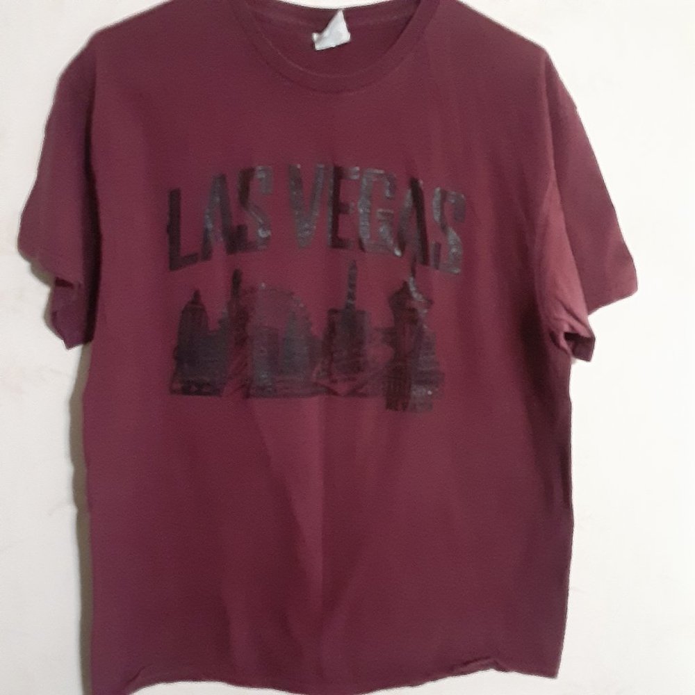Delta Pro Weight Men's Las Vegas Nevada Short Sleeve T Shirt in Size L